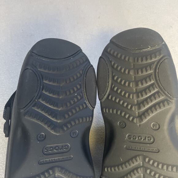 Crocs Classic All-Terrain Sandals Black Unisex size 12 Two-Strap Hook & Loop main image 4